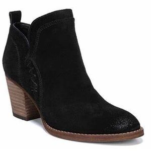Sam Edelman Mathia Ankle Boot in Black Suede